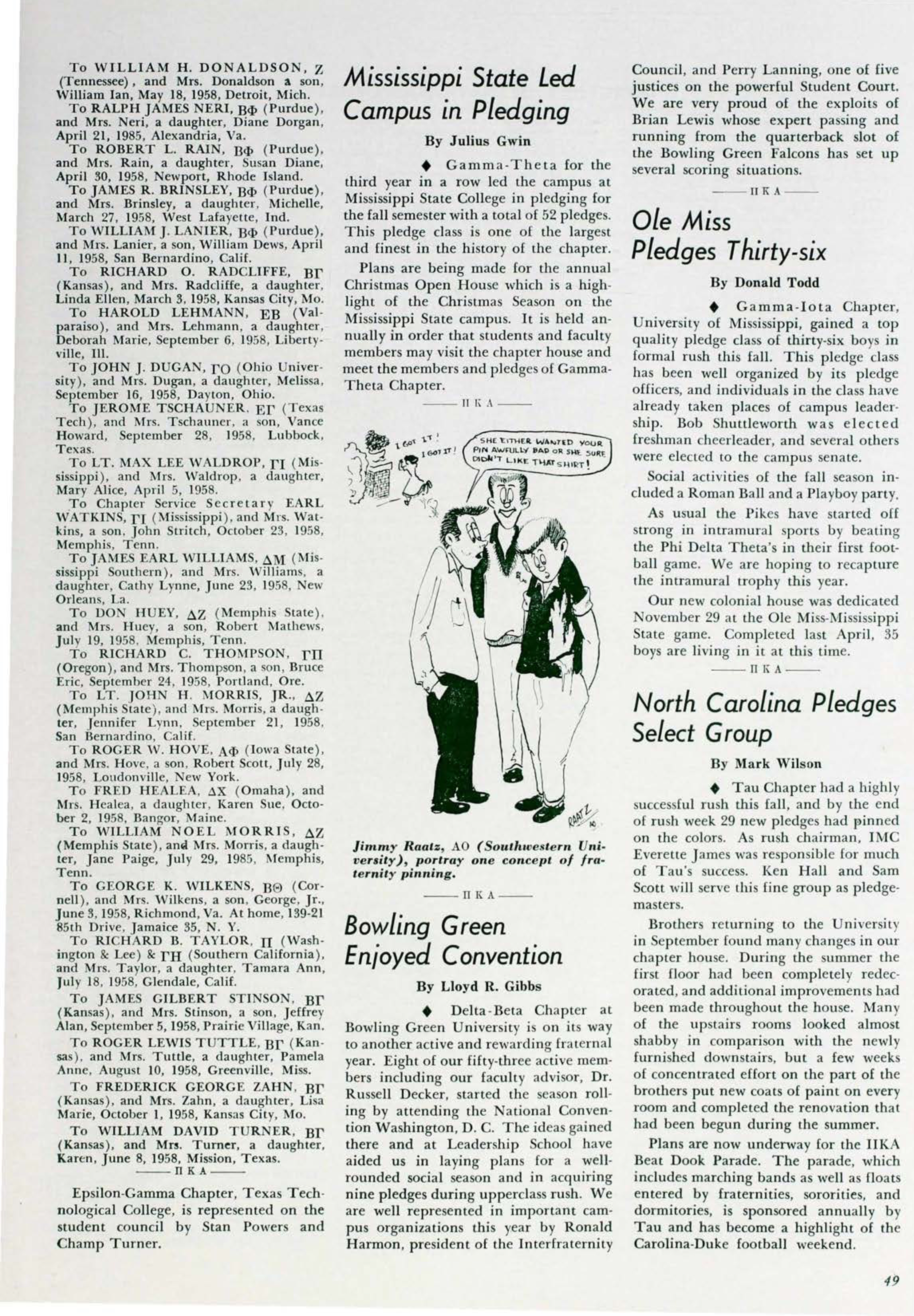 Mississippi State Led Campus In Pledging